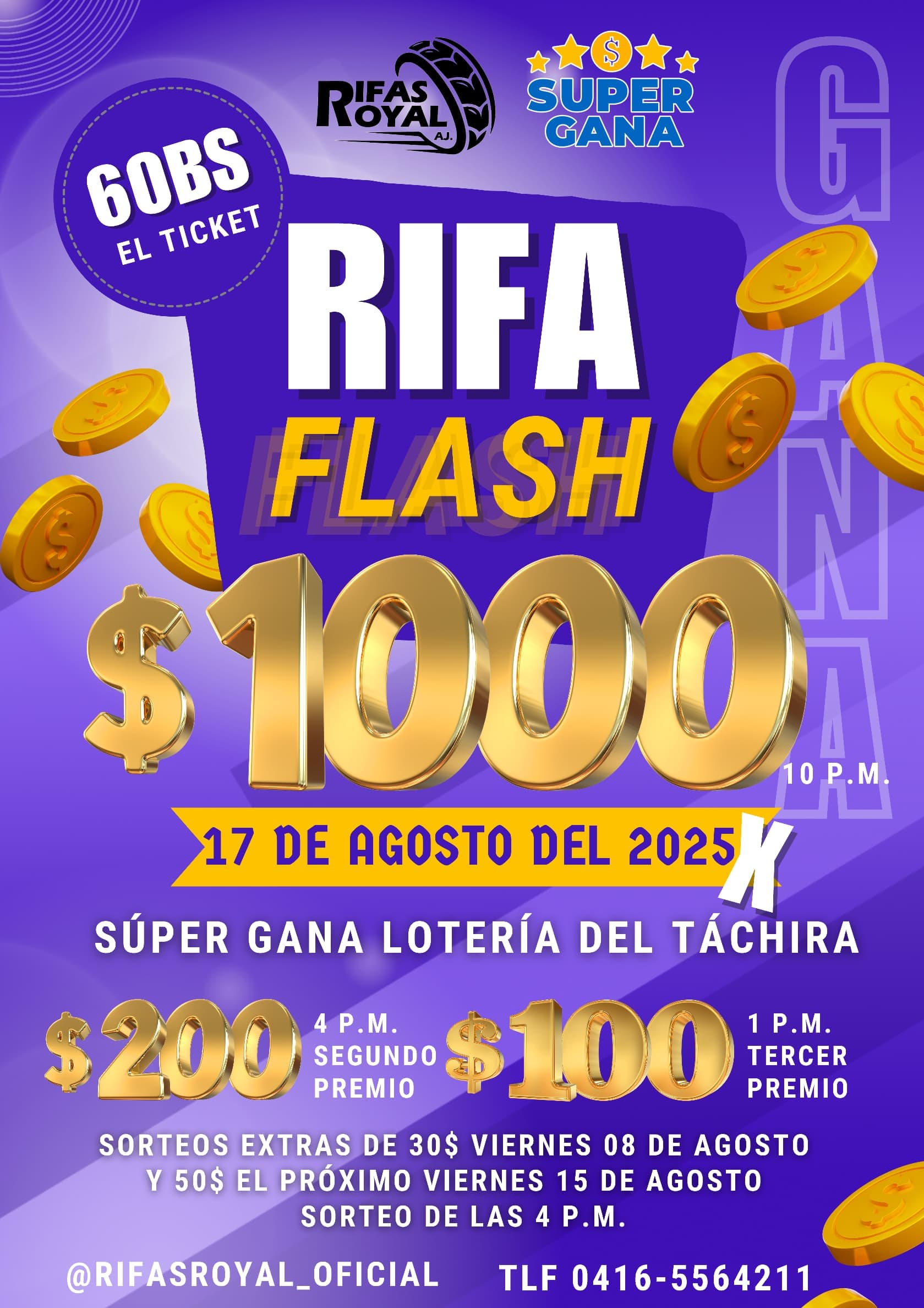 Rifa flash ☘️☘️